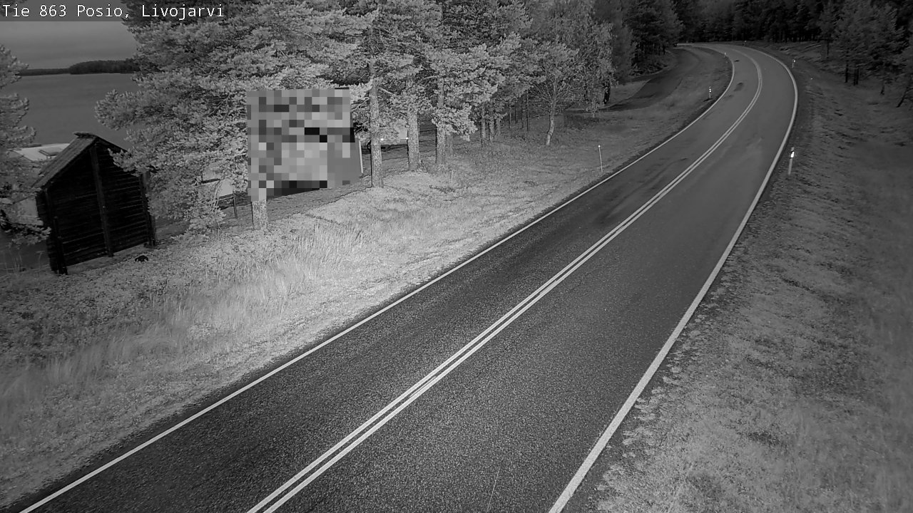 Kelikamerat Kuva Tie 863 Livojärvi, Posio, Lappi
