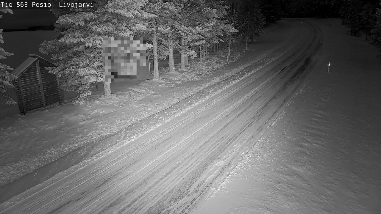 Kelikamerat Kuva Tie 863 Livojärvi, Posio, Lappi