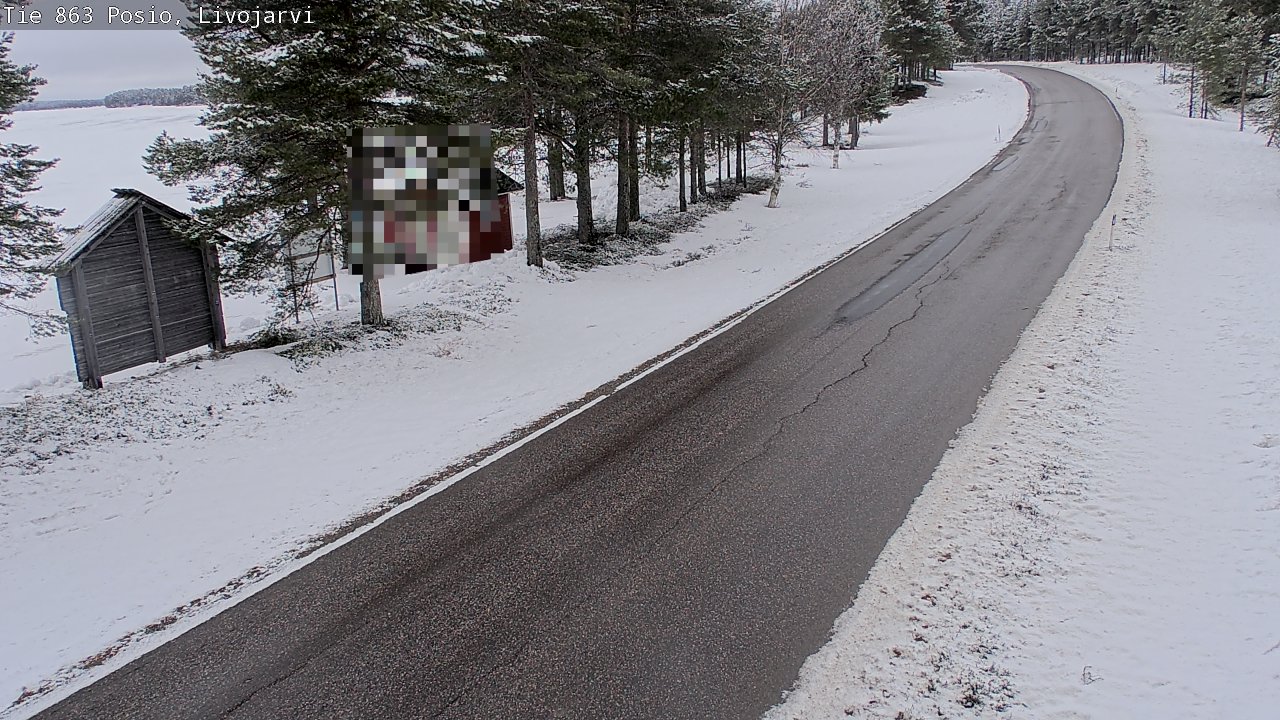 Kelikamerat Kuva Tie 863 Livojärvi, Posio, Lappi