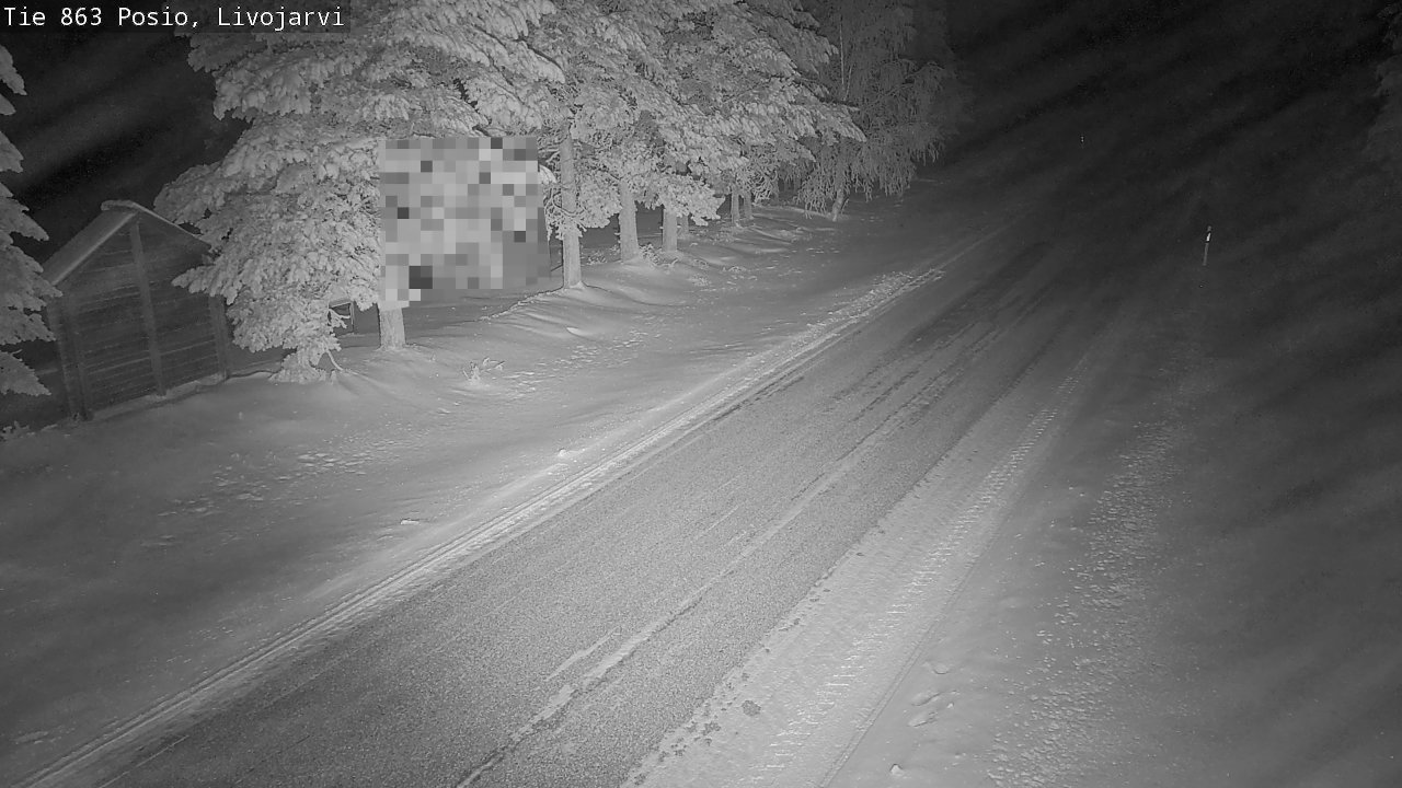 Kelikamerat Kuva Tie 863 Livojärvi, Posio, Lappi