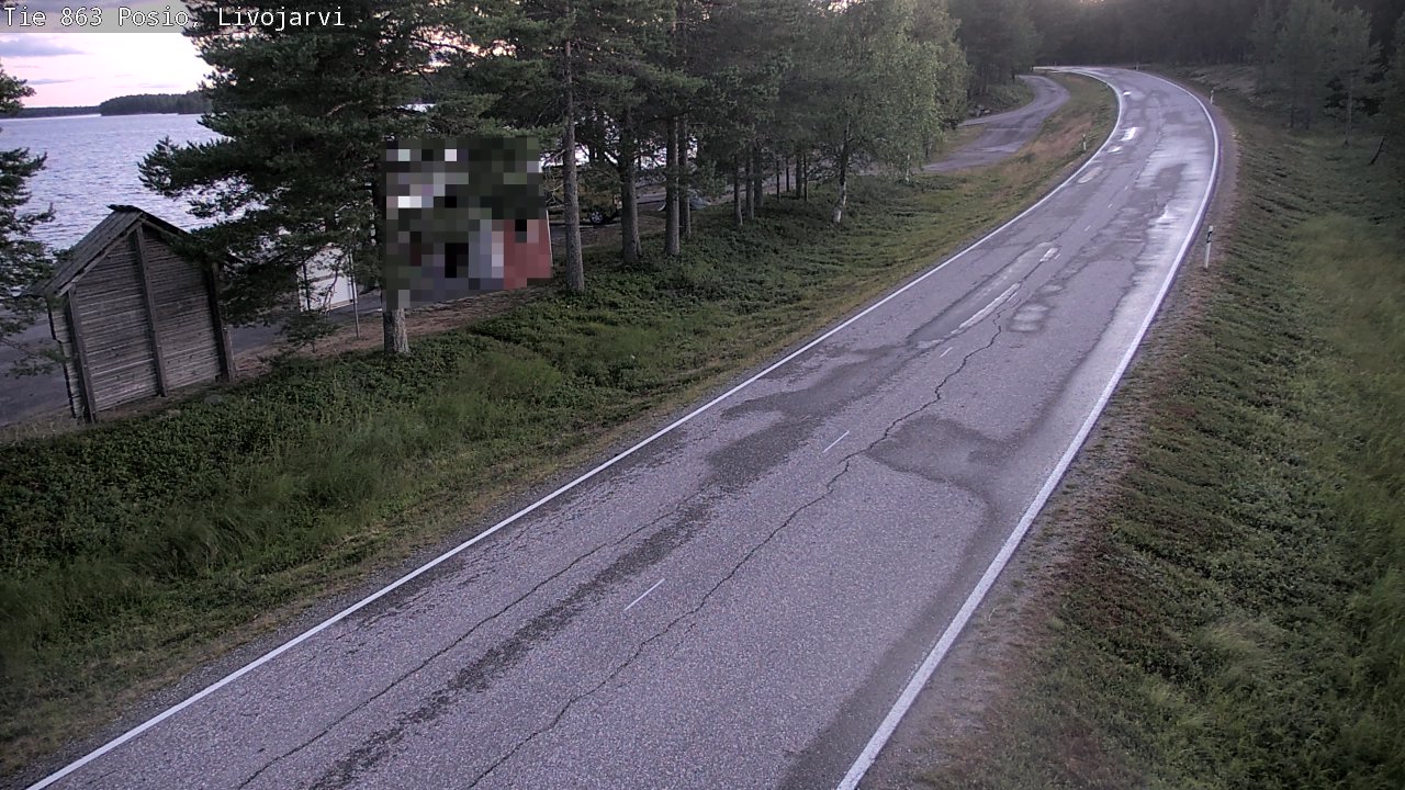 Kelikamerat Kuva Tie 863 Livojärvi, Posio, Lappi