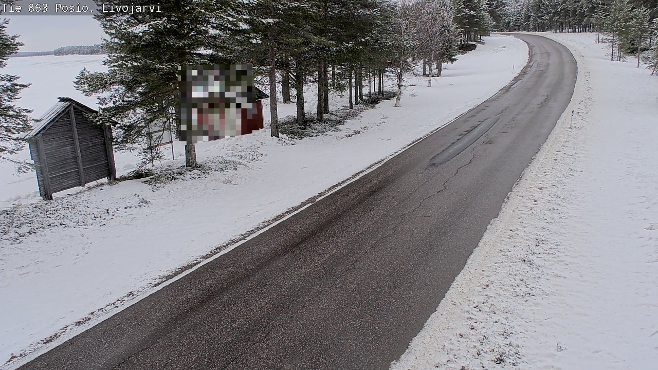 Kelikamerat Kuva Tie 863 Livojärvi, Posio, Lappi