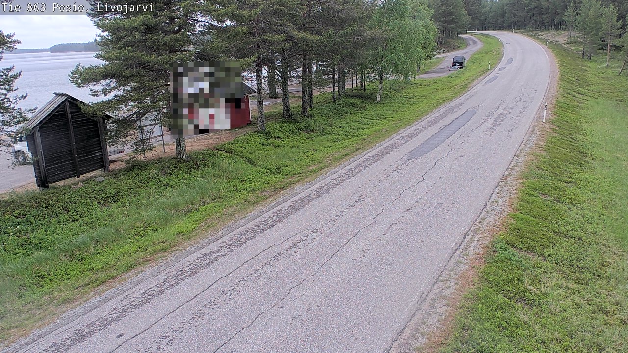 Kelikamerat Kuva Tie 863 Livojärvi, Posio, Lappi