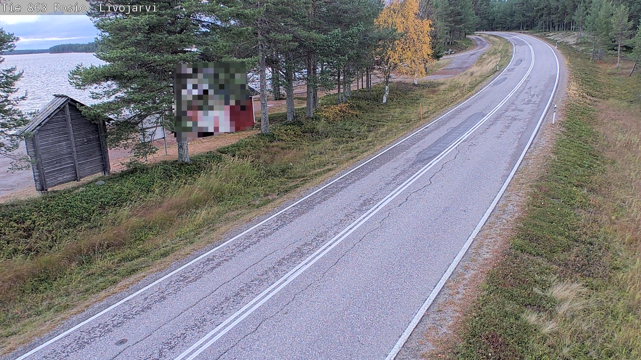 Kelikamerat Kuva Tie 863 Livojärvi, Posio, Lappi