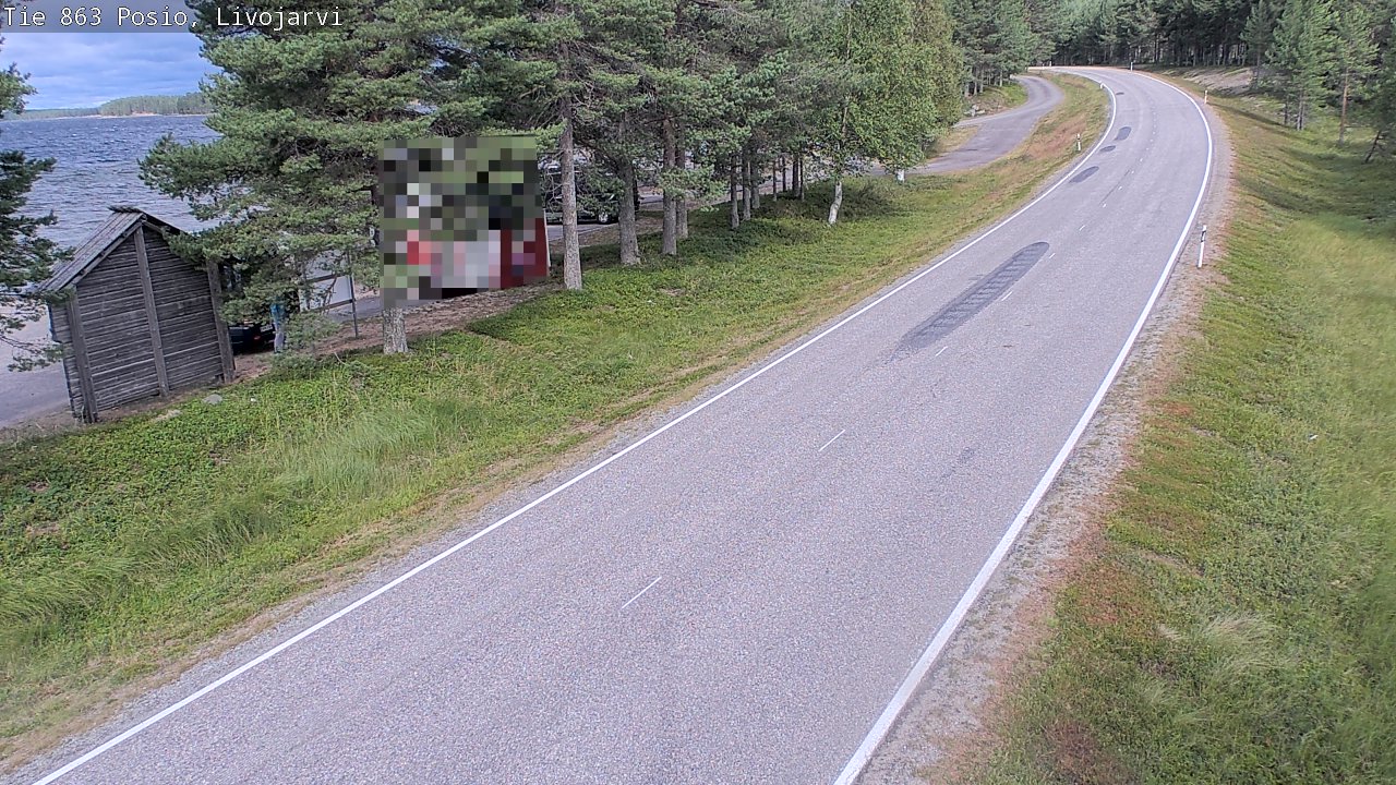 Kelikamerat Kuva Tie 863 Livojärvi, Posio, Lappi