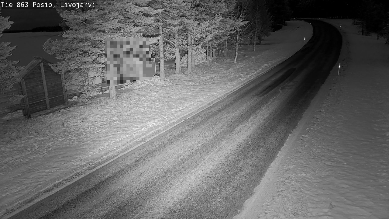 Kelikamerat Kuva Tie 863 Livojärvi, Posio, Lappi