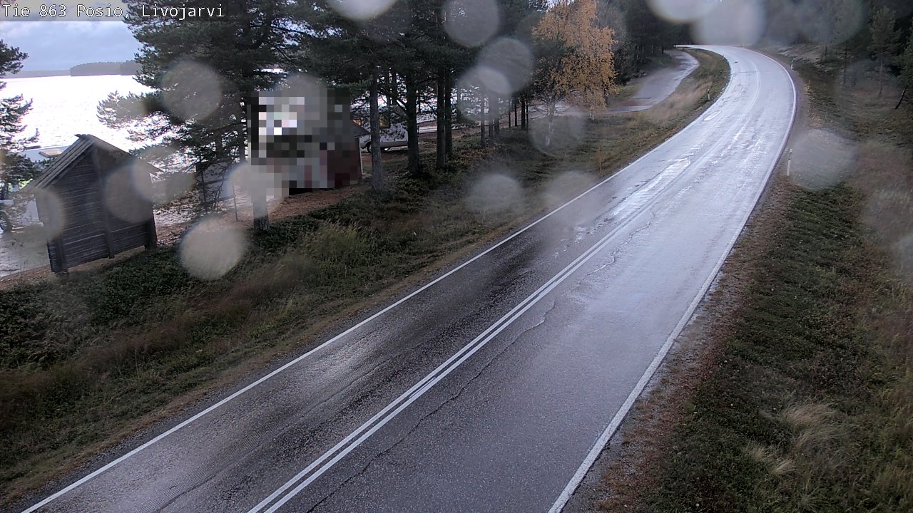Kelikamerat Kuva Tie 863 Livojärvi, Posio, Lappi