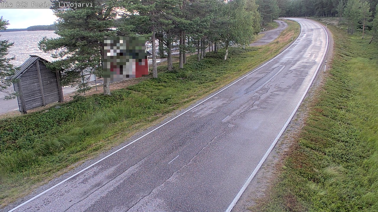 Kelikamerat Kuva Tie 863 Livojärvi, Posio, Lappi