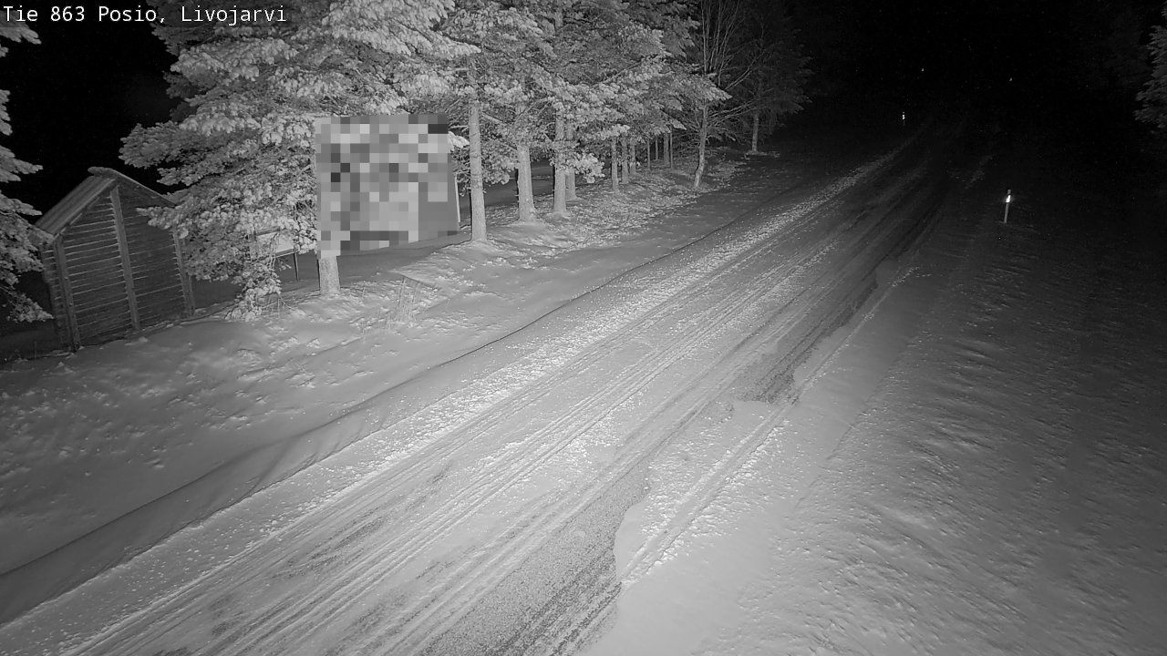 Kelikamerat Kuva Tie 863 Livojärvi, Posio, Lappi