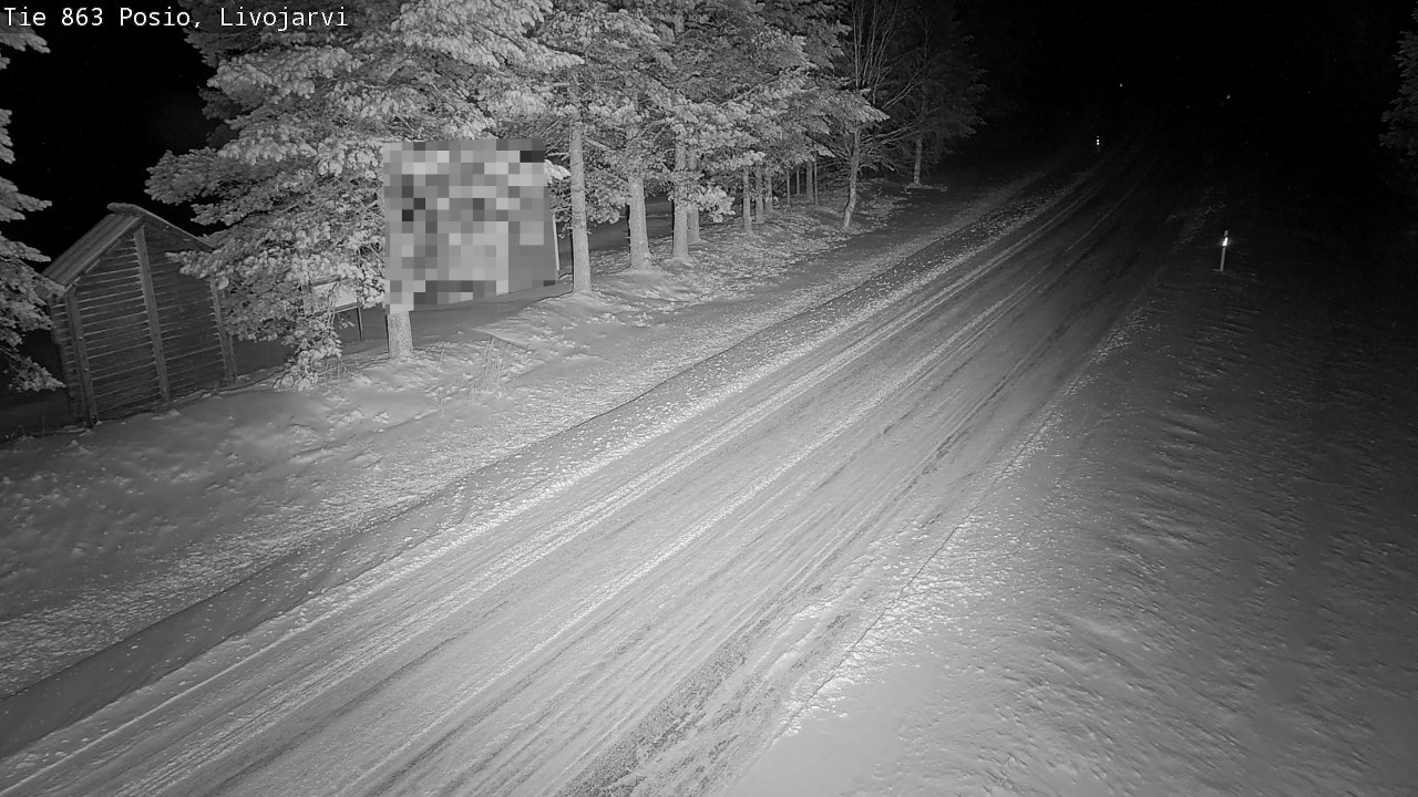 Kelikamerat Kuva Tie 863 Livojärvi, Posio, Lappi