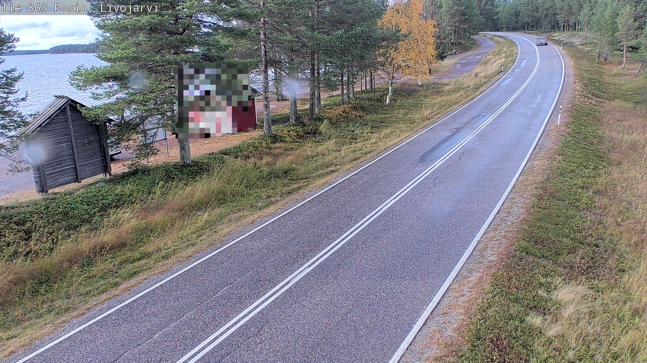 Kelikamerat Kuva Tie 863 Livojärvi, Posio, Lappi