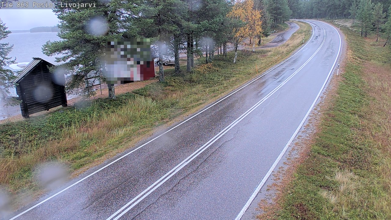 Weather Camera Image Road 863 Livojärvi, Posio, Lappi