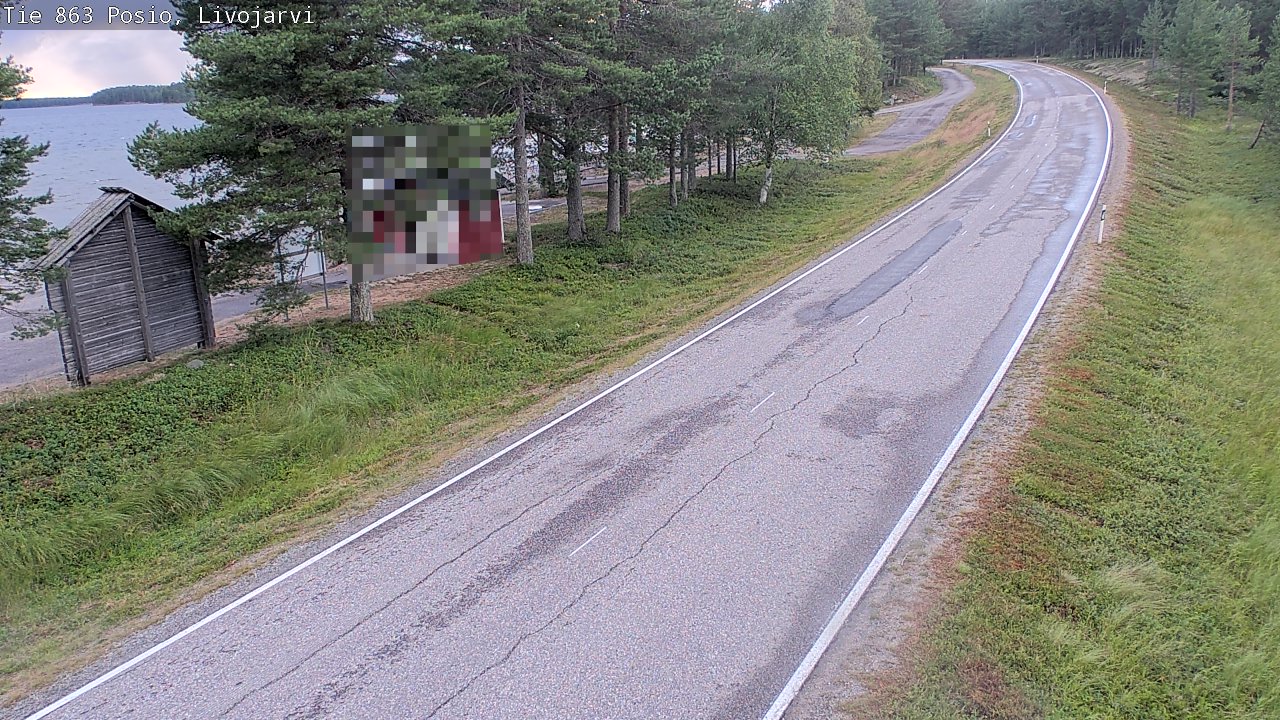 Kelikamerat Kuva Tie 863 Livojärvi, Posio, Lappi