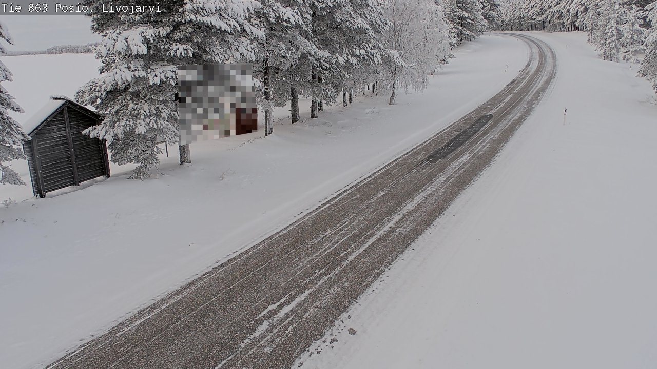 Kelikamerat Kuva Tie 863 Livojärvi, Posio, Lappi