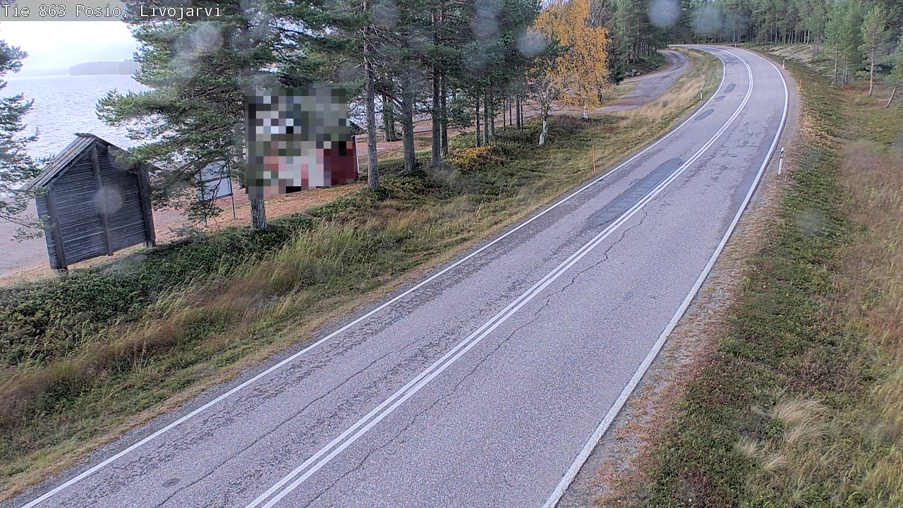 Kelikamerat Kuva Tie 863 Livojärvi, Posio, Lappi