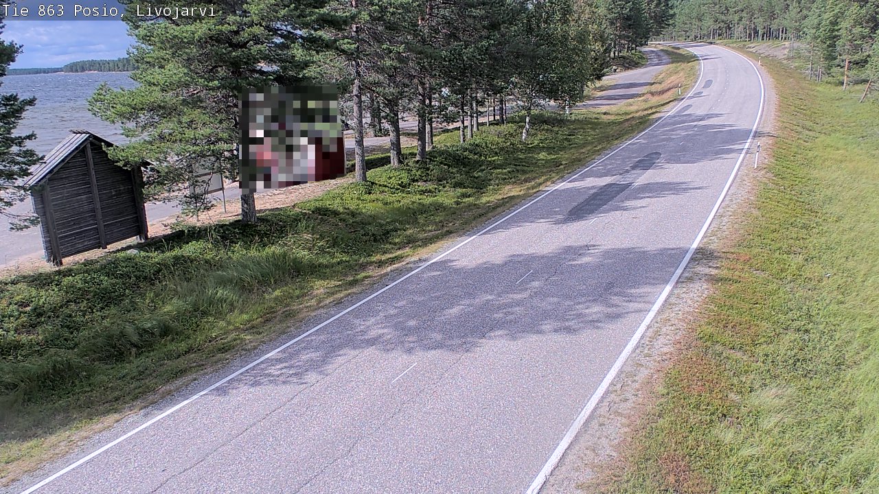 Kelikamerat Kuva Tie 863 Livojärvi, Posio, Lappi