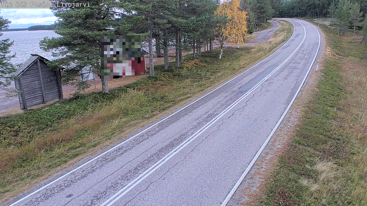 Kelikamerat Kuva Tie 863 Livojärvi, Posio, Lappi