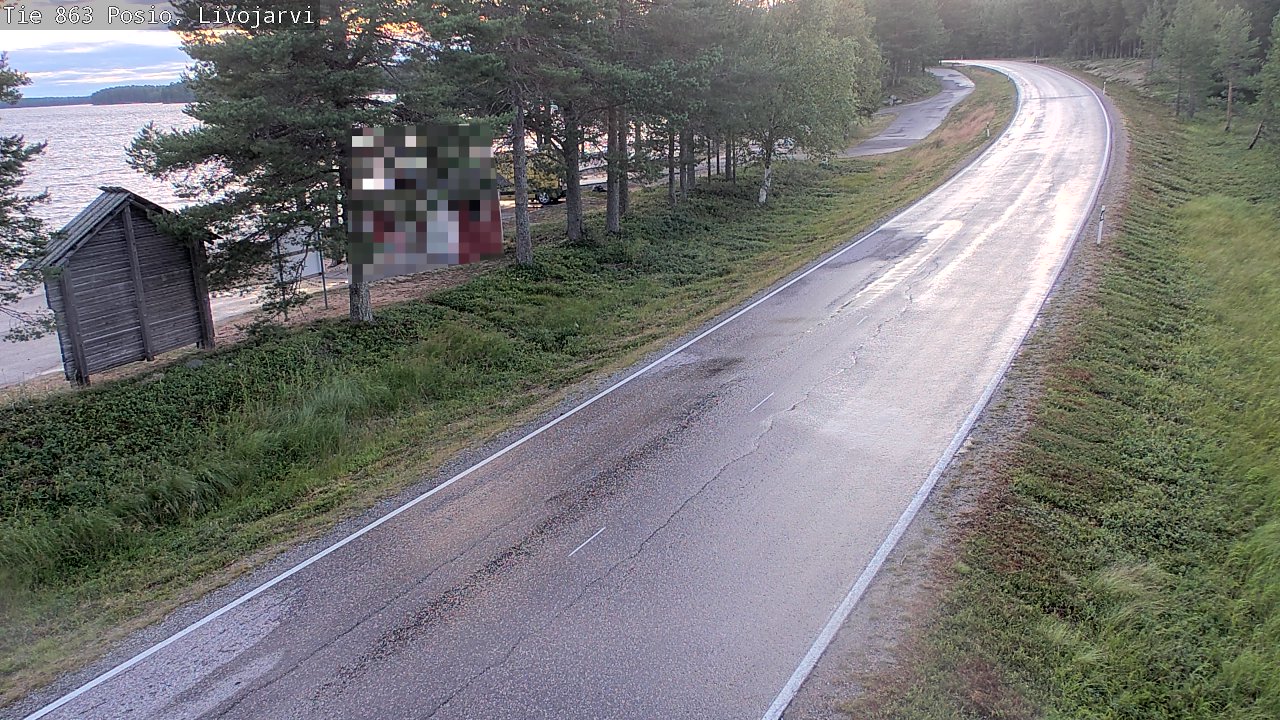 Kelikamerat Kuva Tie 863 Livojärvi, Posio, Lappi