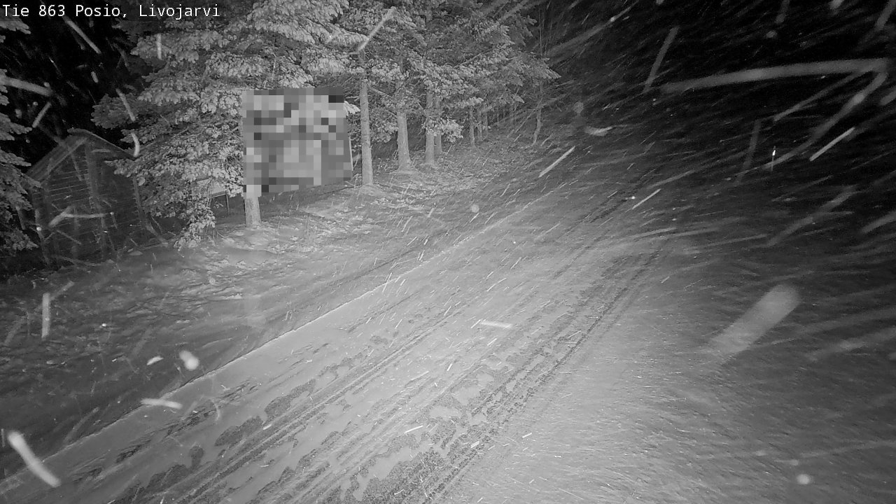 Kelikamerat Kuva Tie 863 Livojärvi, Posio, Lappi