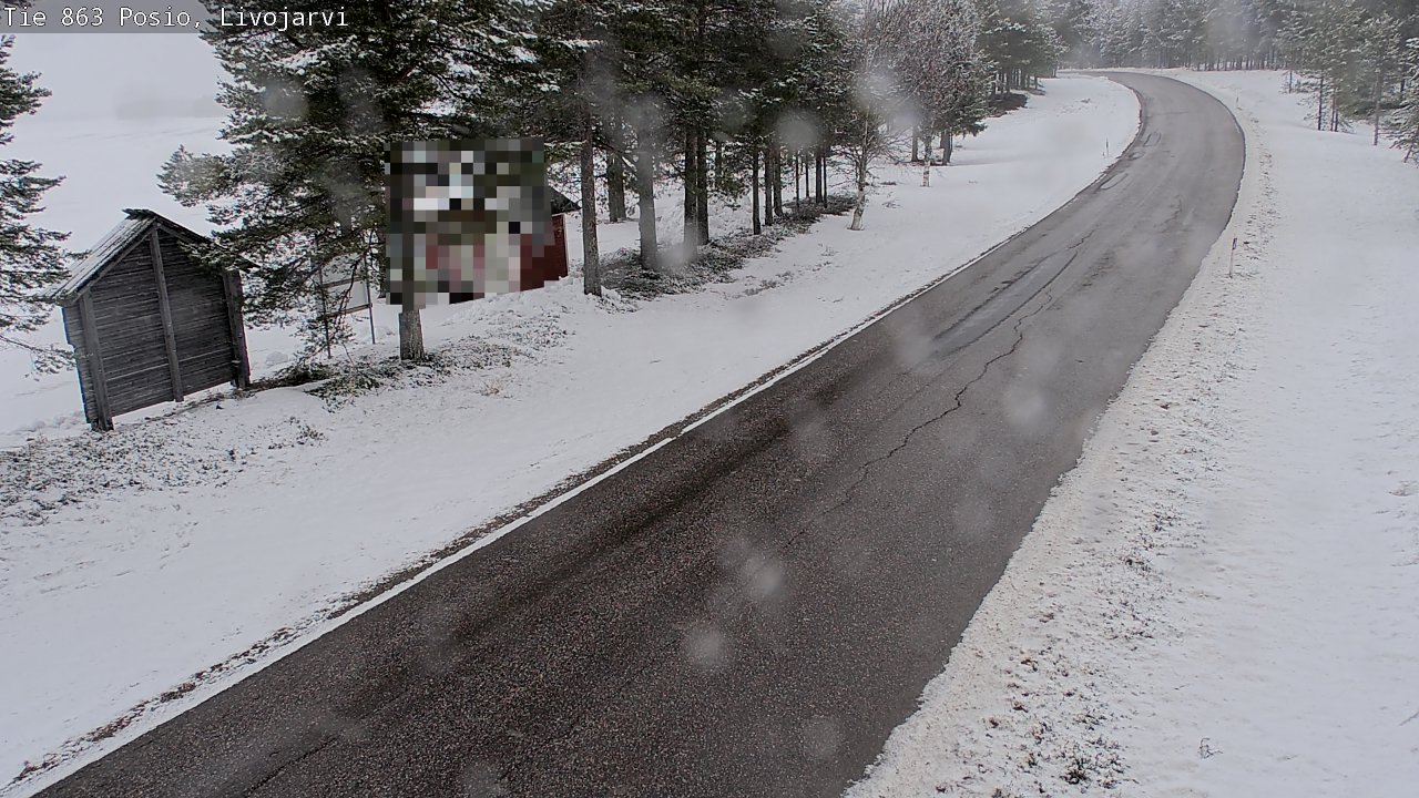 Kelikamerat Kuva Tie 863 Livojärvi, Posio, Lappi