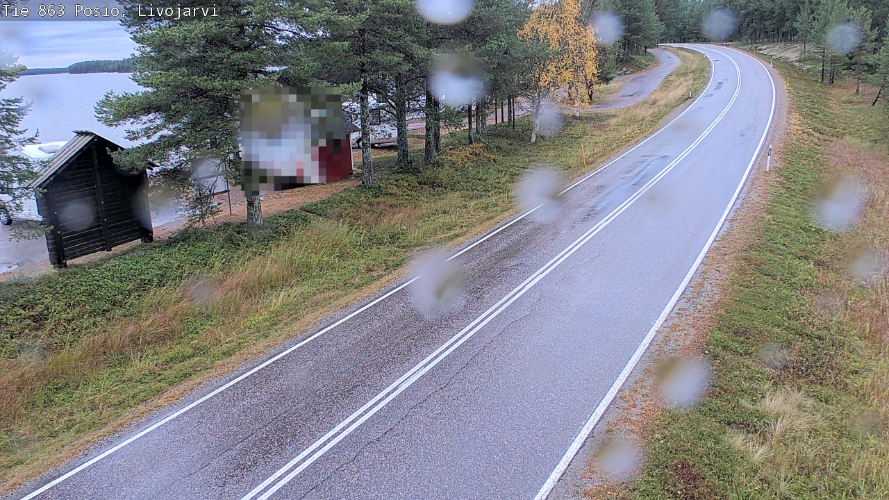 Weather Camera Image Road 863 Livojärvi, Posio, Lappi
