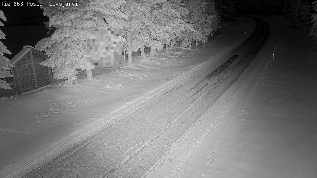 Kelikamerat Kuva Tie 863 Livojärvi, Posio, Lappi