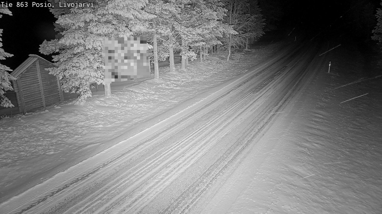 Kelikamerat Kuva Tie 863 Livojärvi, Posio, Lappi