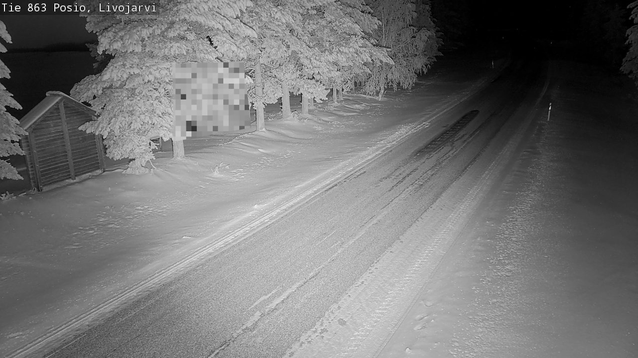 Kelikamerat Kuva Tie 863 Livojärvi, Posio, Lappi