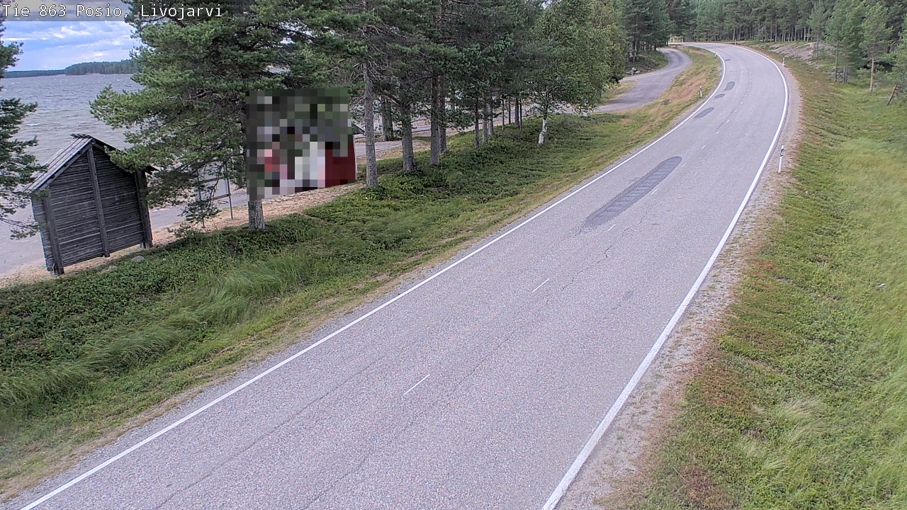 Kelikamerat Kuva Tie 863 Livojärvi, Posio, Lappi