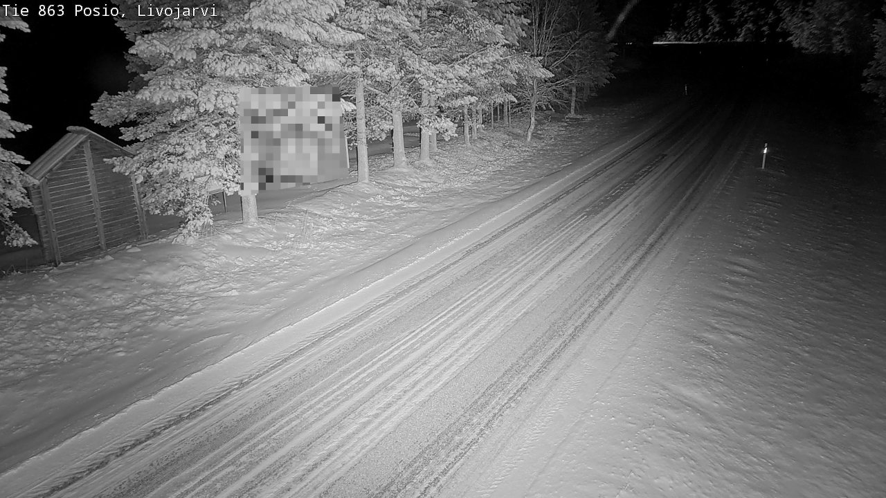 Kelikamerat Kuva Tie 863 Livojärvi, Posio, Lappi