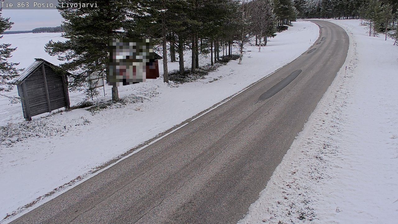 Kelikamerat Kuva Tie 863 Livojärvi, Posio, Lappi