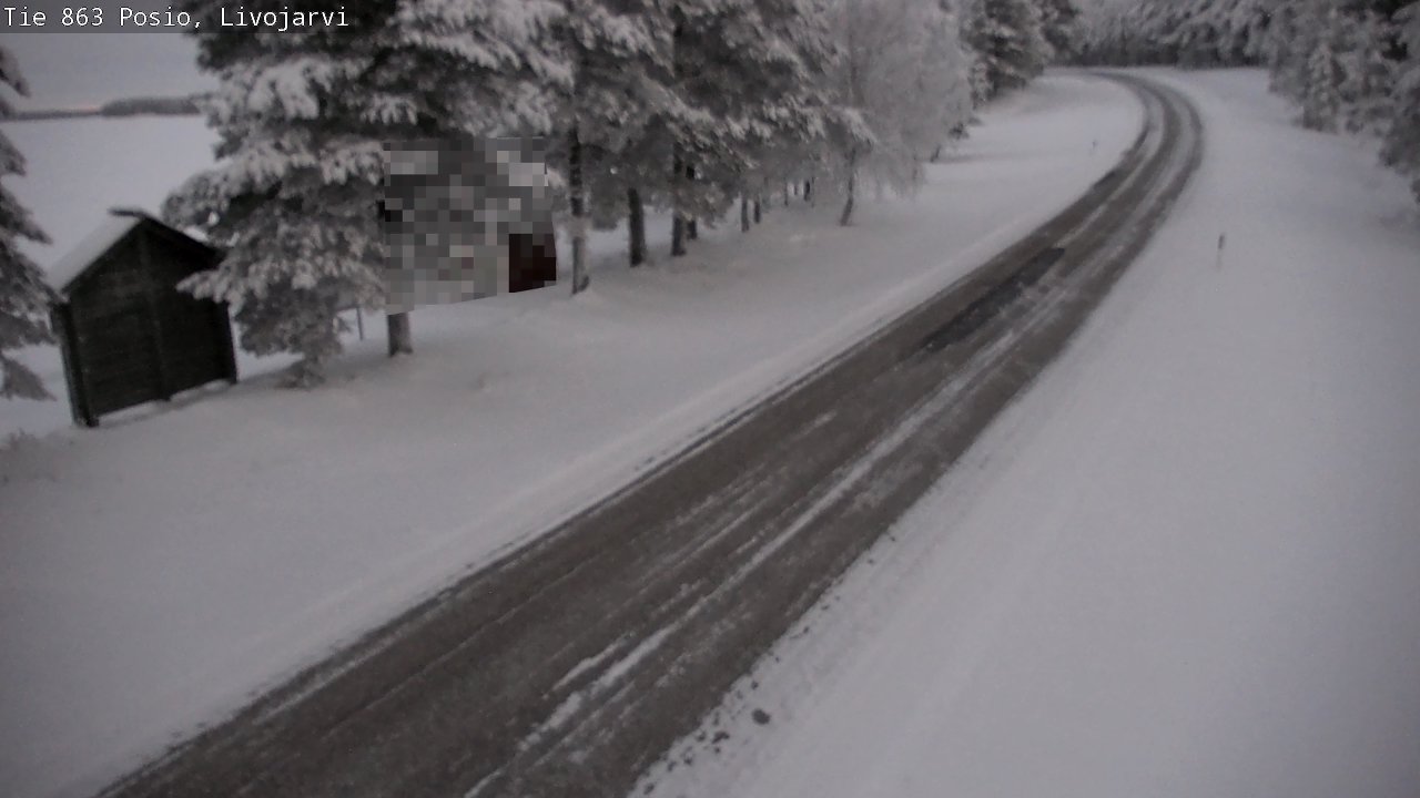 Kelikamerat Kuva Tie 863 Livojärvi, Posio, Lappi