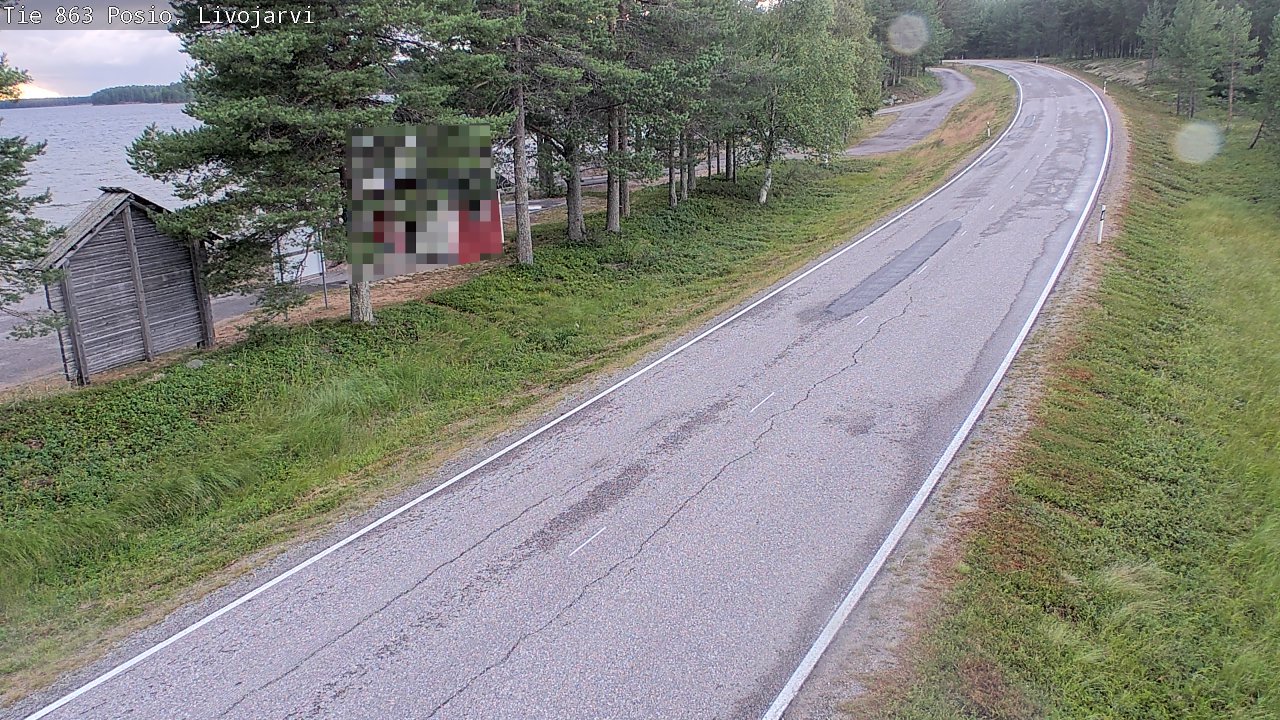 Kelikamerat Kuva Tie 863 Livojärvi, Posio, Lappi