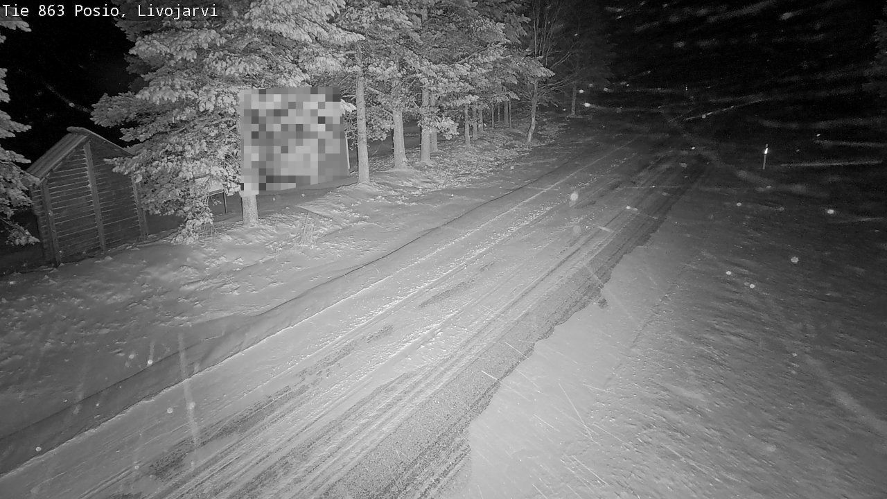Kelikamerat Kuva Tie 863 Livojärvi, Posio, Lappi
