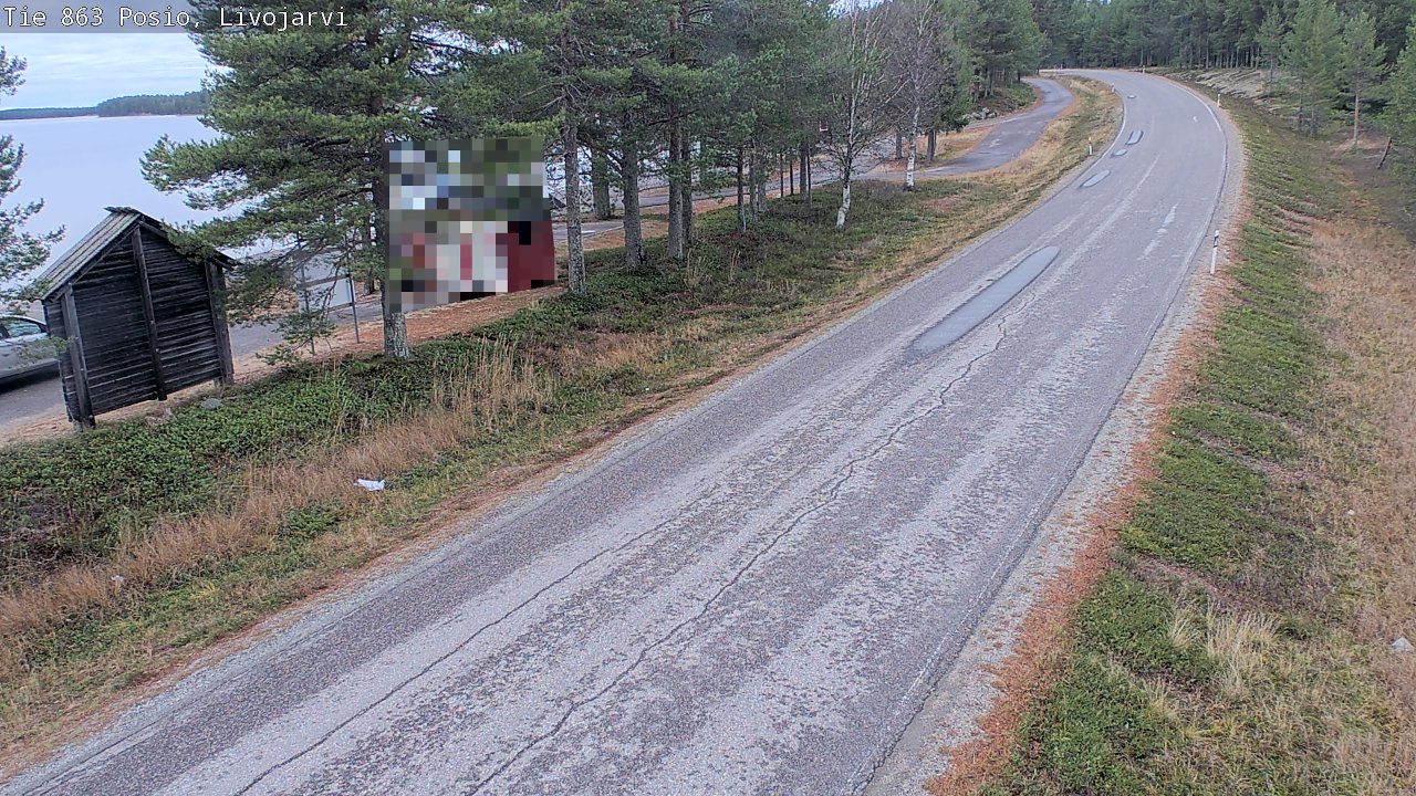 Kelikamerat Kuva Tie 863 Livojärvi, Posio, Lappi