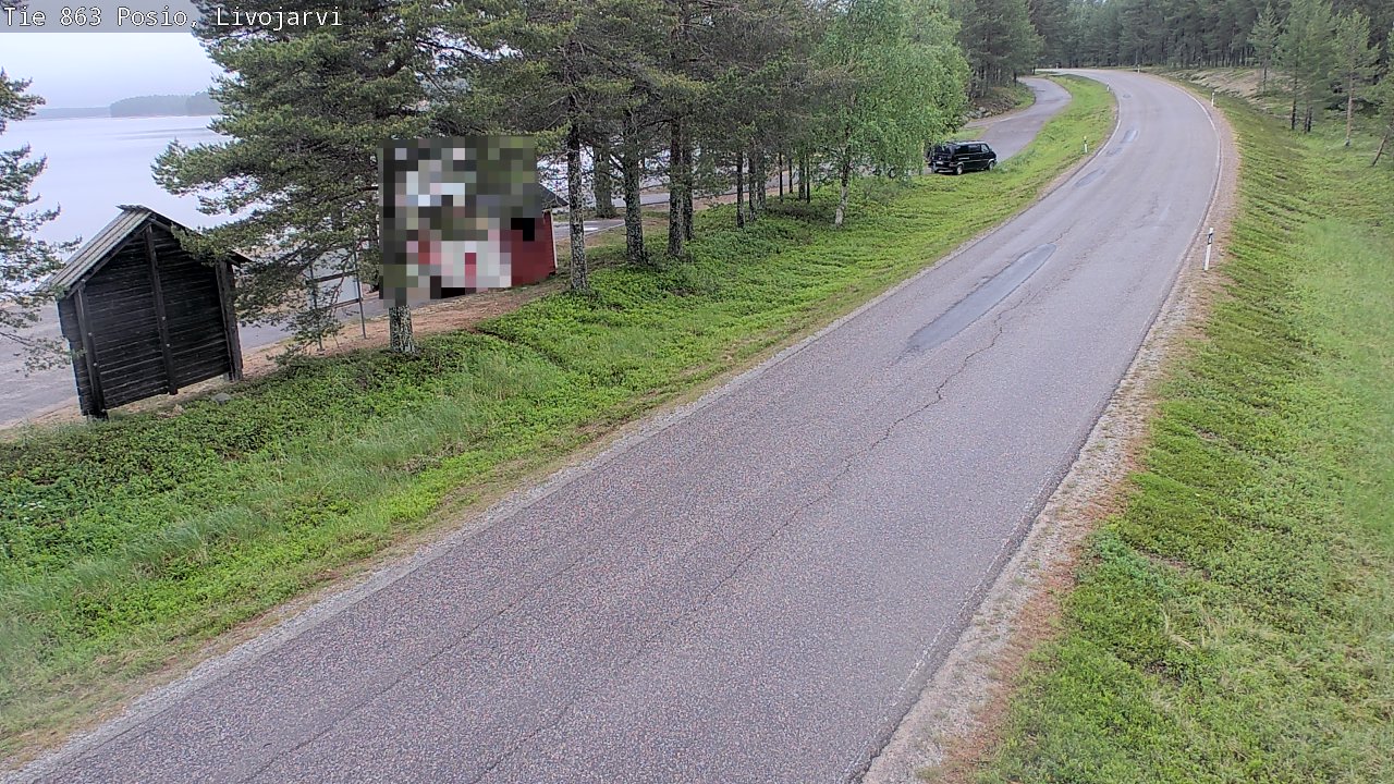 Kelikamerat Kuva Tie 863 Livojärvi, Posio, Lappi