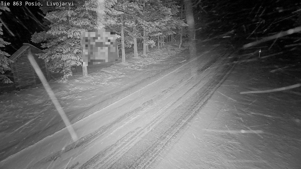 Kelikamerat Kuva Tie 863 Livojärvi, Posio, Lappi