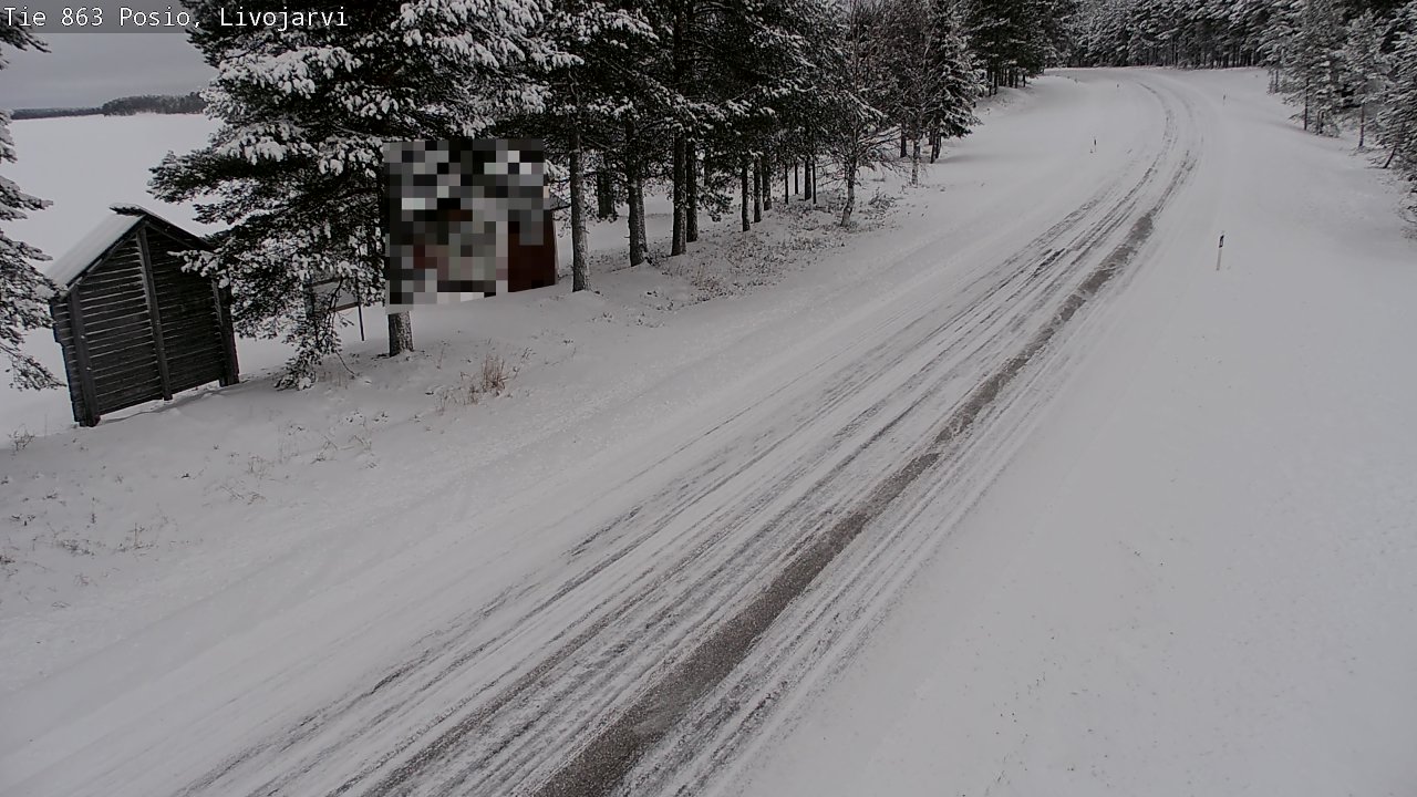 Kelikamerat Kuva Tie 863 Livojärvi, Posio, Lappi