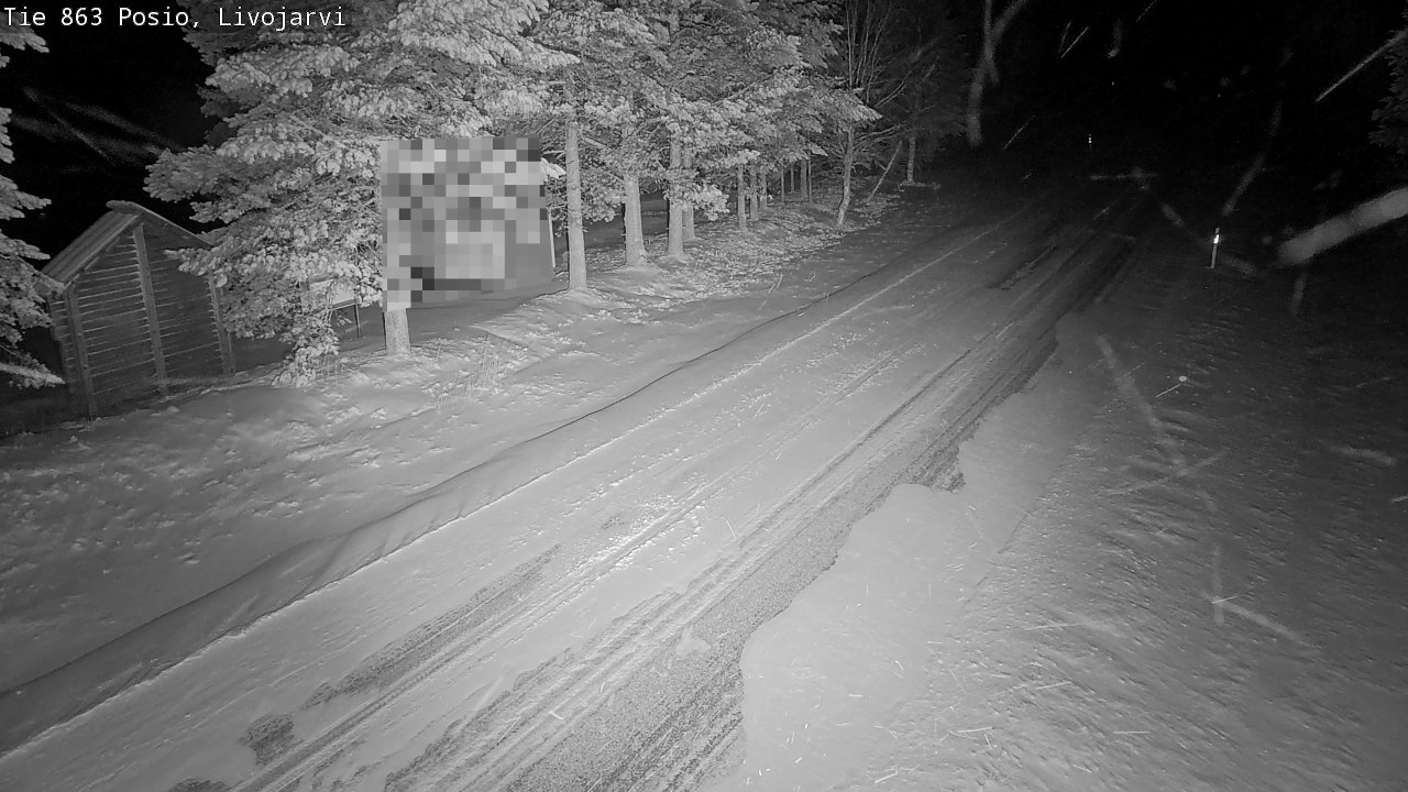 Kelikamerat Kuva Tie 863 Livojärvi, Posio, Lappi