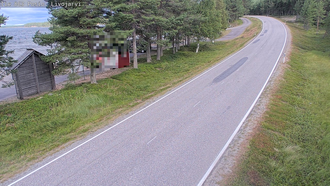 Kelikamerat Kuva Tie 863 Livojärvi, Posio, Lappi
