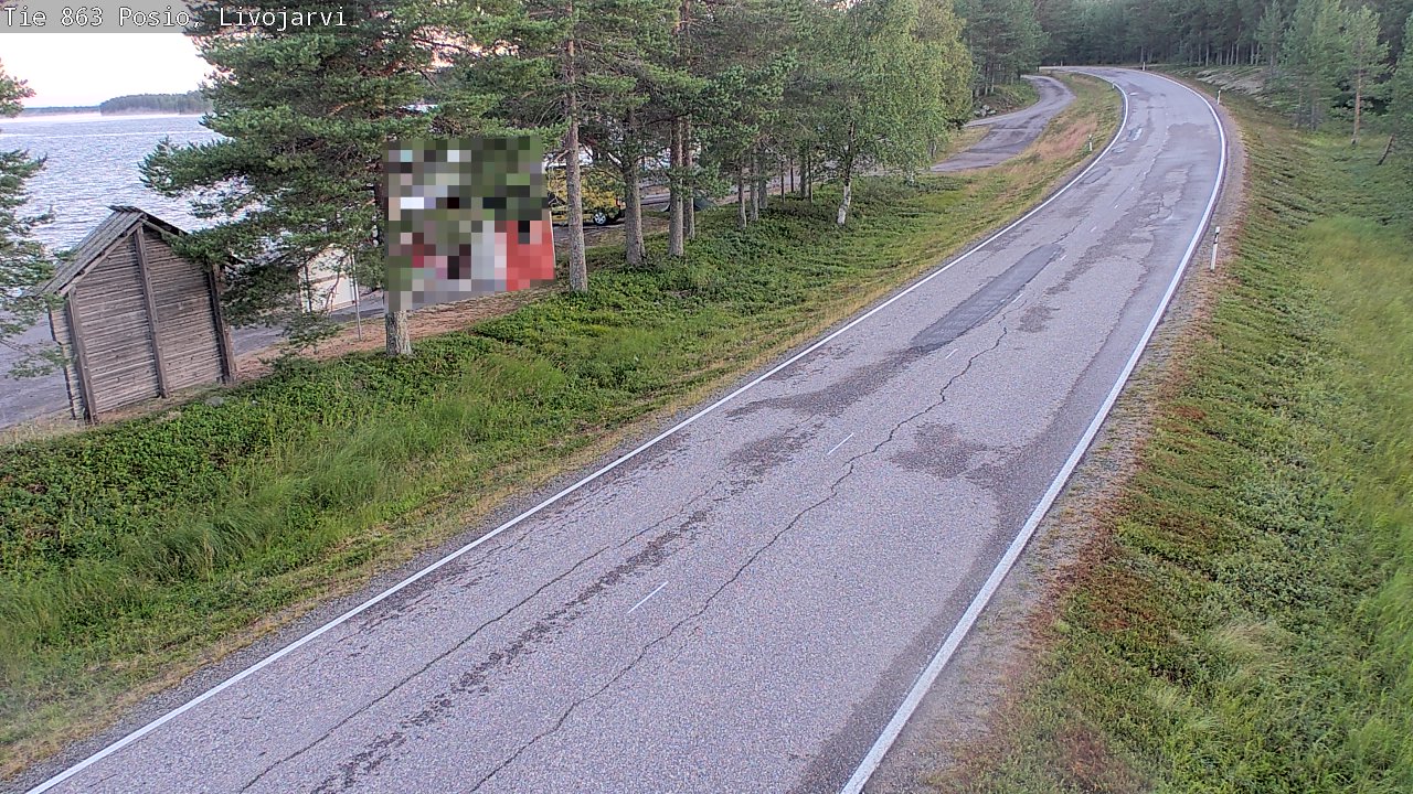 Kelikamerat Kuva Tie 863 Livojärvi, Posio, Lappi