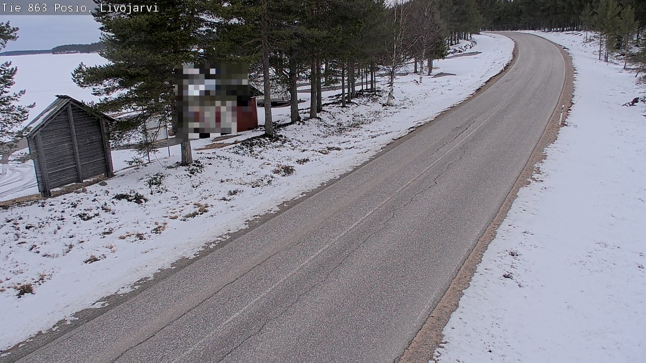 Kelikamerat Kuva Tie 863 Livojärvi, Posio, Lappi