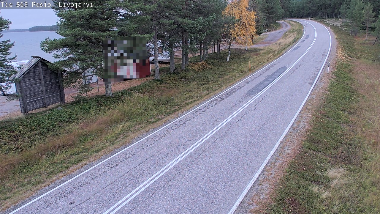 Kelikamerat Kuva Tie 863 Livojärvi, Posio, Lappi