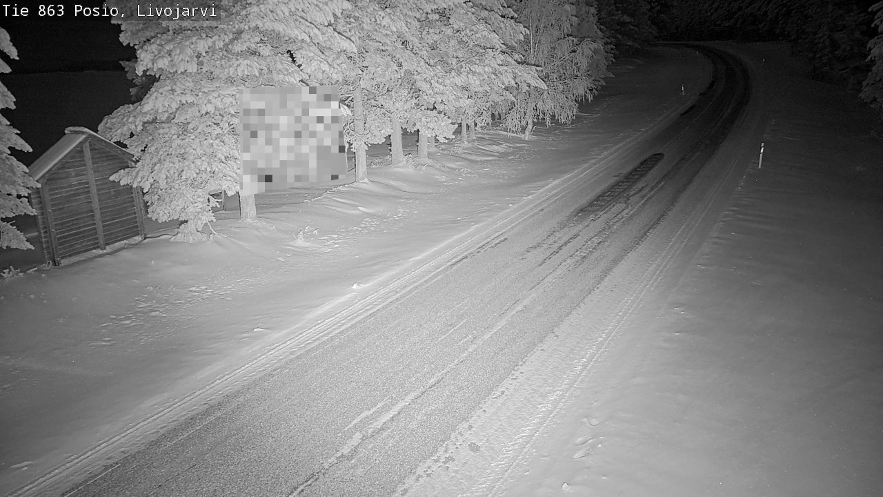 Kelikamerat Kuva Tie 863 Livojärvi, Posio, Lappi