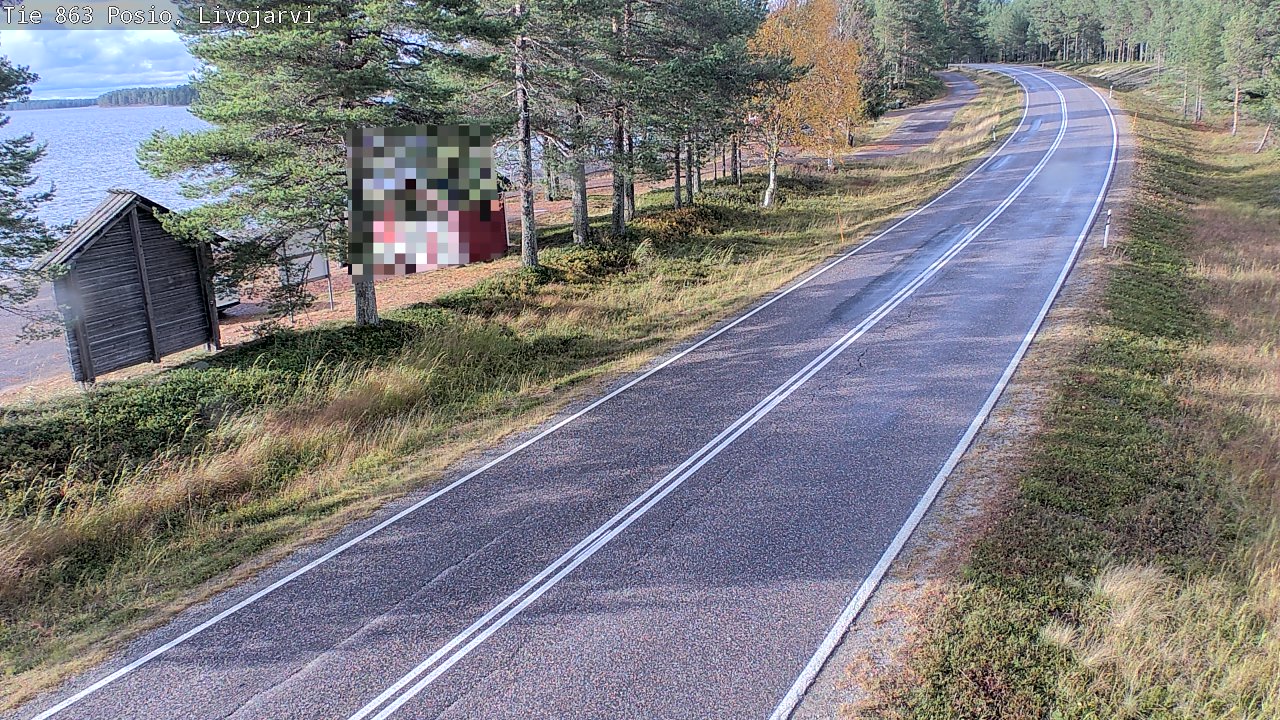 Kelikamerat Kuva Tie 863 Livojärvi, Posio, Lappi