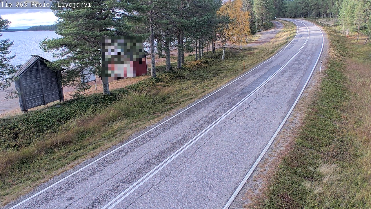 Kelikamerat Kuva Tie 863 Livojärvi, Posio, Lappi