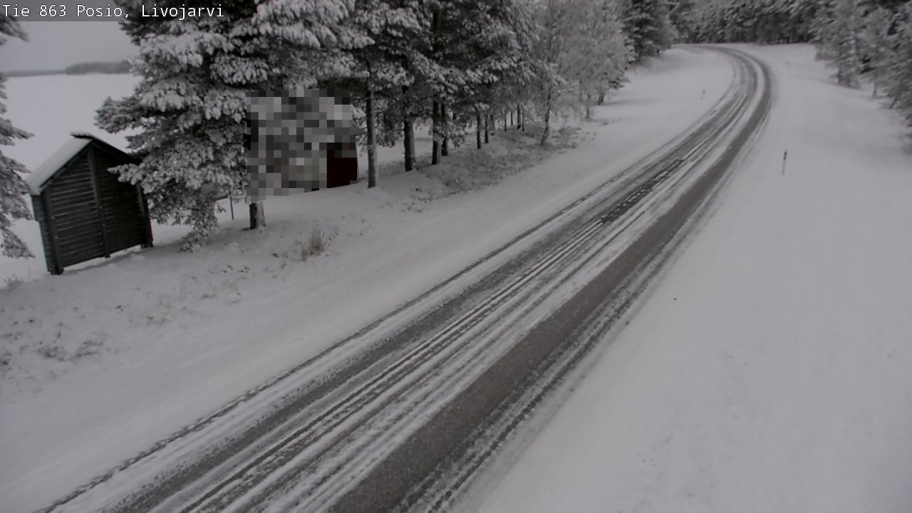 Kelikamerat Kuva Tie 863 Livojärvi, Posio, Lappi