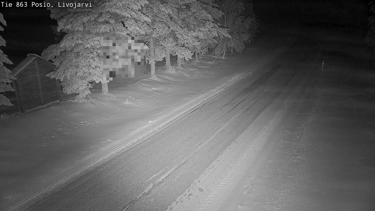 Kelikamerat Kuva Tie 863 Livojärvi, Posio, Lappi