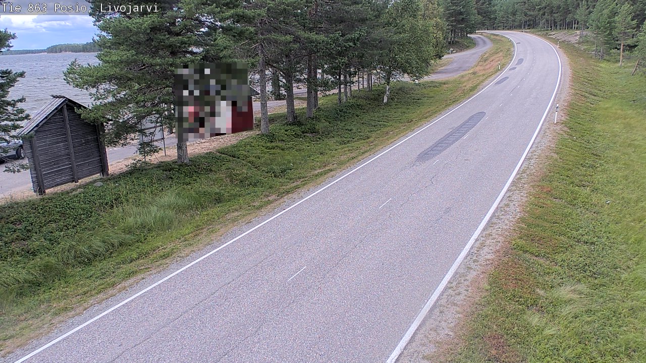 Kelikamerat Kuva Tie 863 Livojärvi, Posio, Lappi