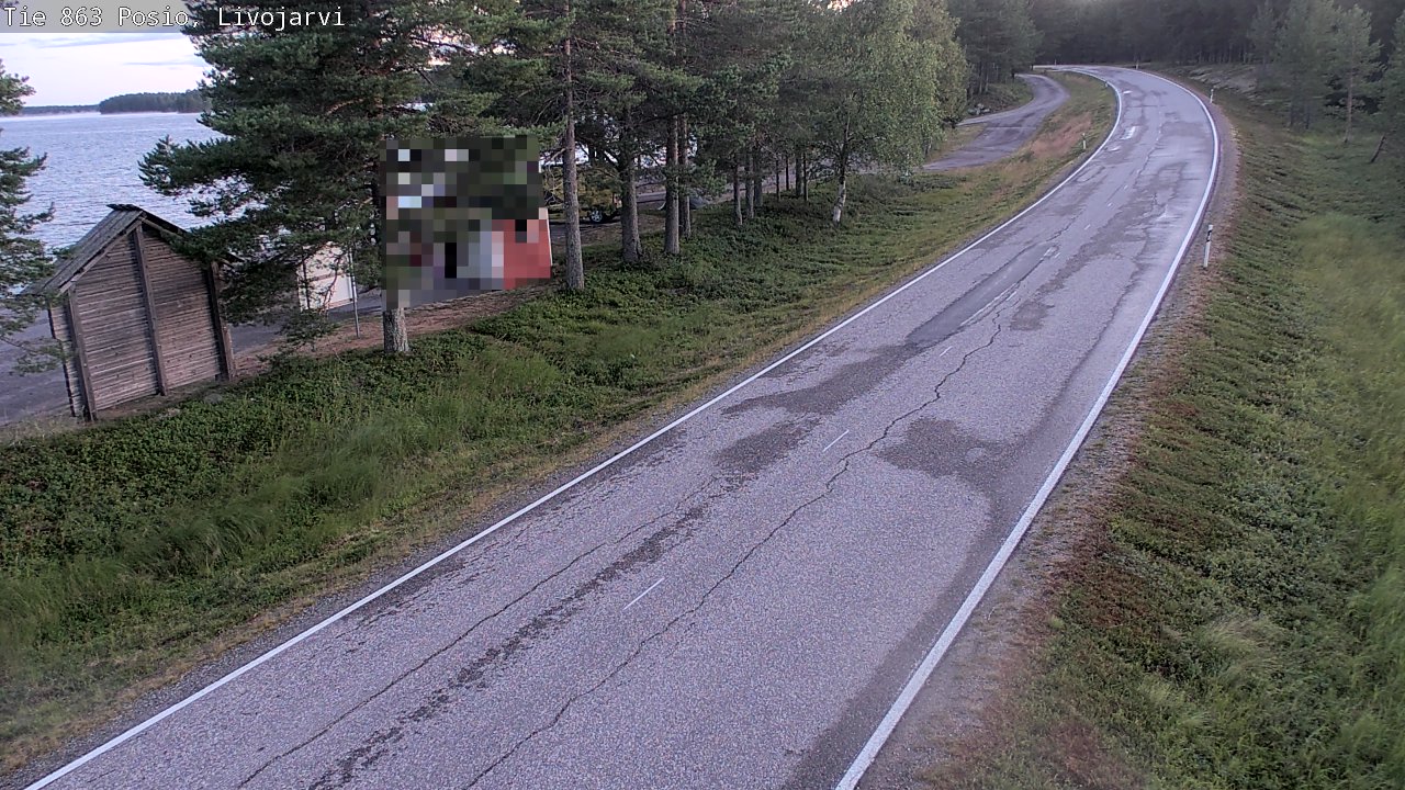Kelikamerat Kuva Tie 863 Livojärvi, Posio, Lappi